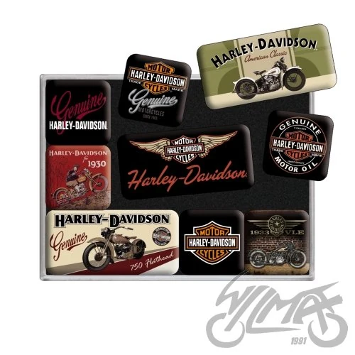 Magnes Harley-Davidson bikes 9 szt. 83037 — ujęcie 3