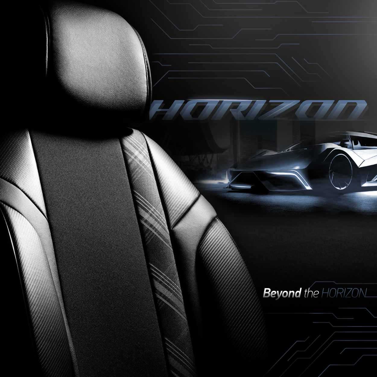 Komplet pokrowców na fotele samochodowe OTOM HORIZON 1808 BLACK/SMOKED 3-ZIP — ujęcie 9