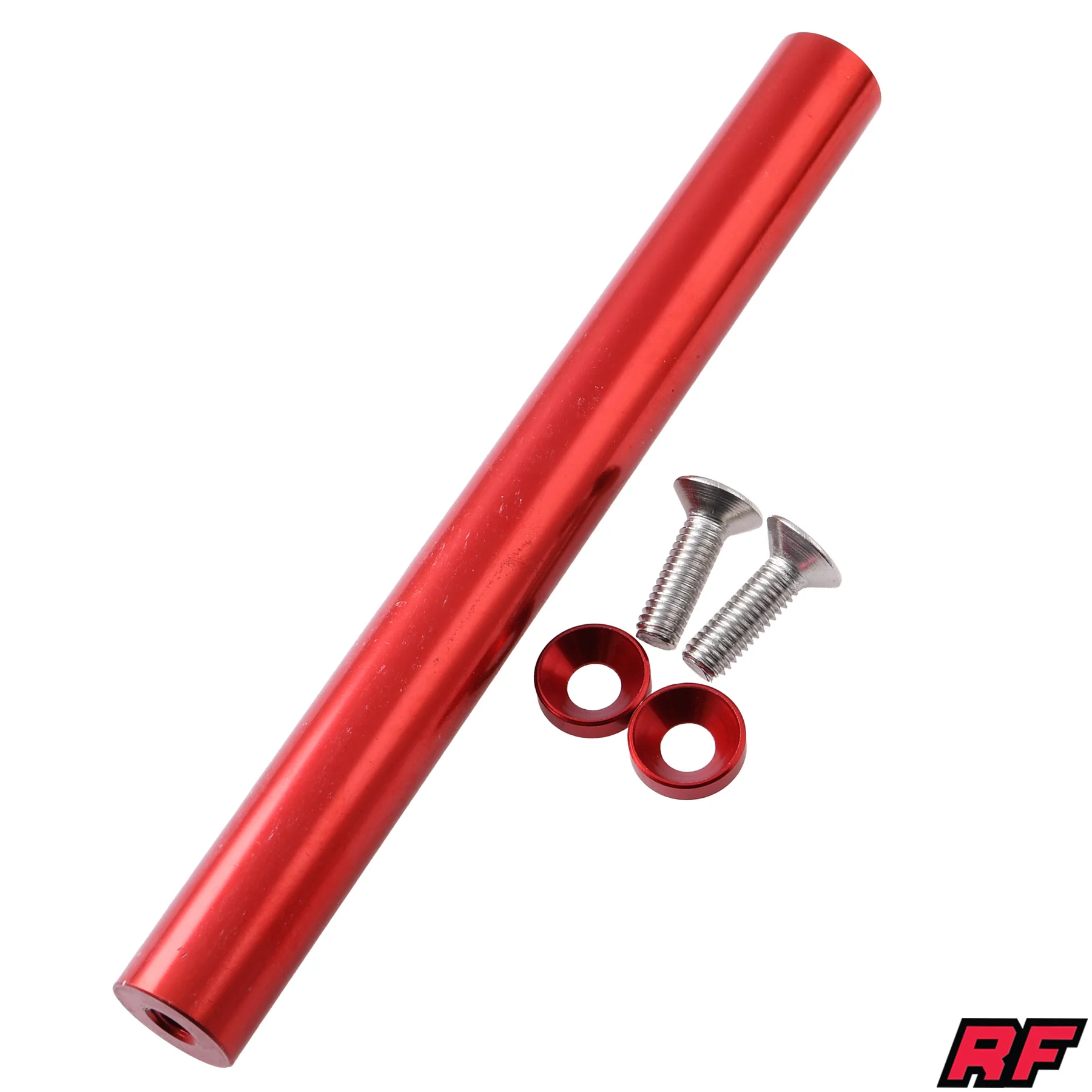 Uchwyt / rozpórka bagażnika Simson S50 S51 S70 aluminium CNC czerwony kpl. Racing Force — ujęcie 1
