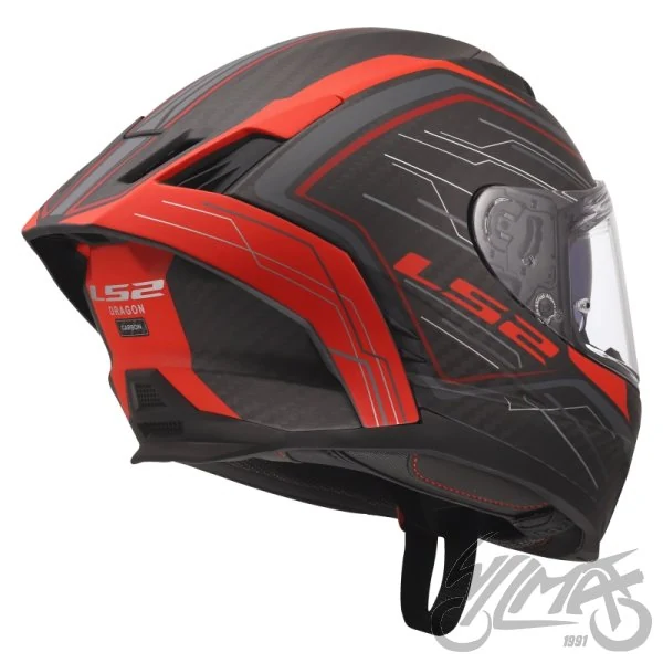 Kask LS2 FF807 Dragon Subic Red — rozmiar S — ujęcie 5