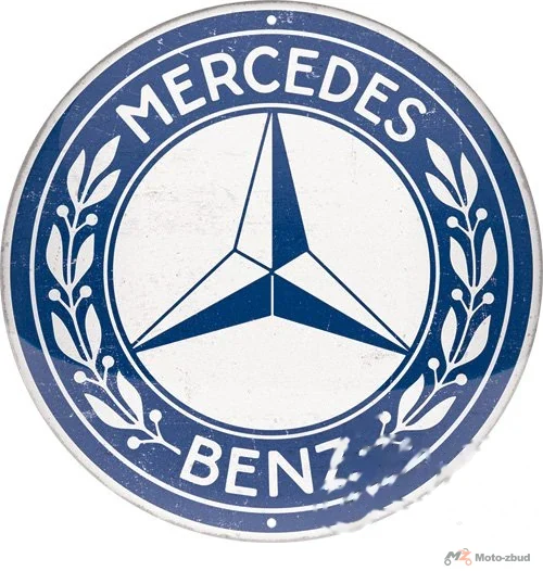 Plakat okrągły 35 cm mercedes benz 25105