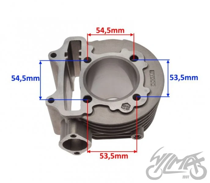 Cylinder GY6 EURO 4 4T, wariant 52,40 — ZV0021A — ujęcie 2