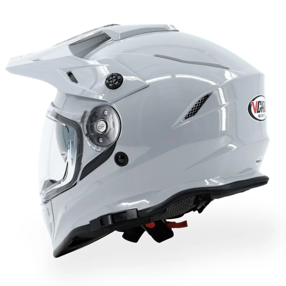 Kask VCAN model H331 nardo grey enduro z szybą i blendą szary XXL — ujęcie 5