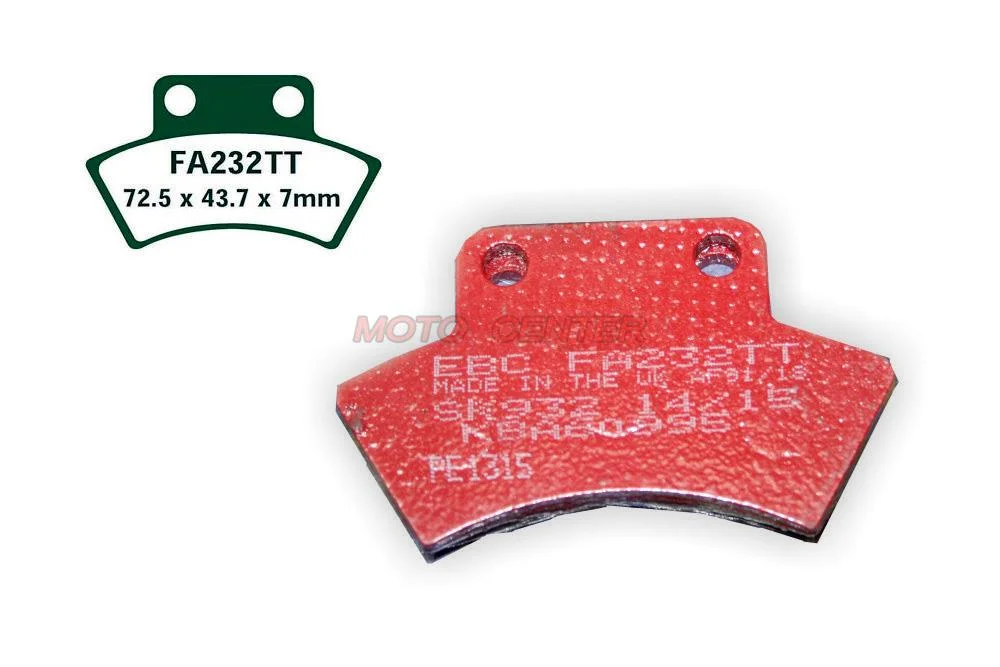 Klocki hamulcowe EBC FA232 TT — ujęcie 2