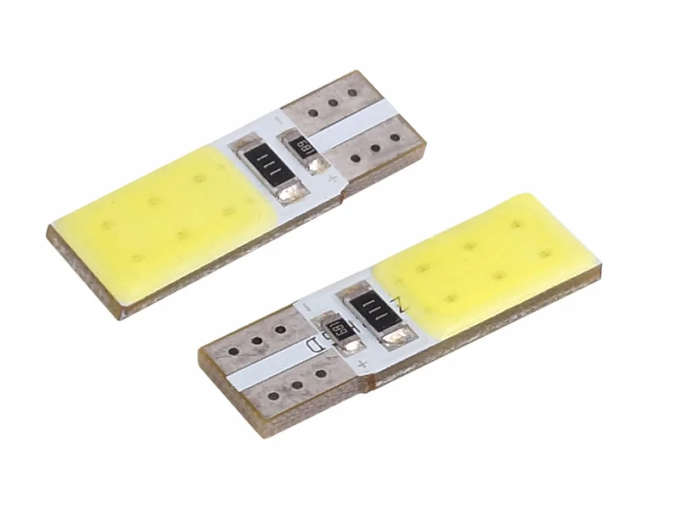 Żarówka W5W T10 12V 2xCOB LED CANBUS biała VISION (2szt.) — ujęcie 3