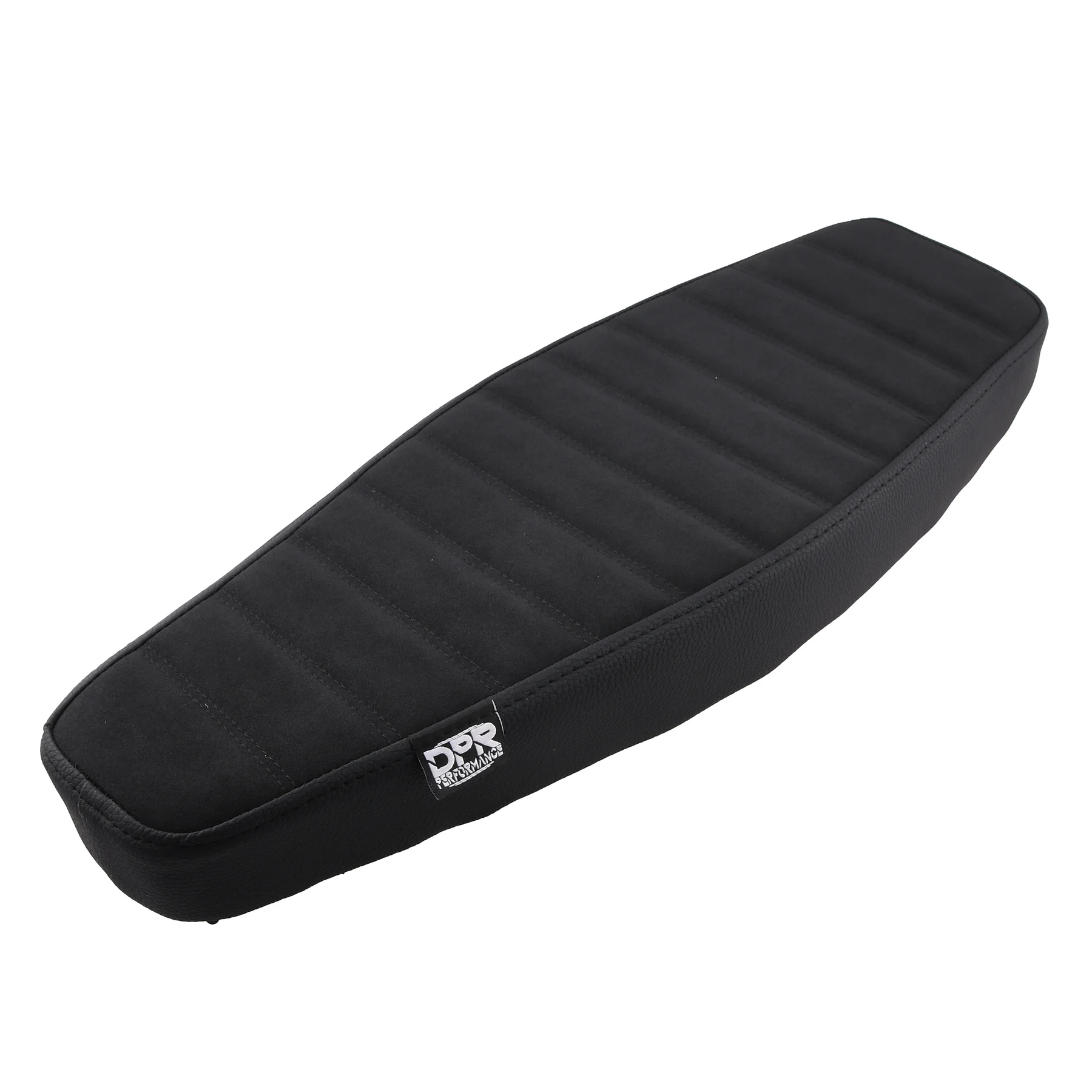 Siedzenie Simson S50 S51 S70 tuning pikowane double line czarne + czarne szwy DPR Performance — ujęcie 2
