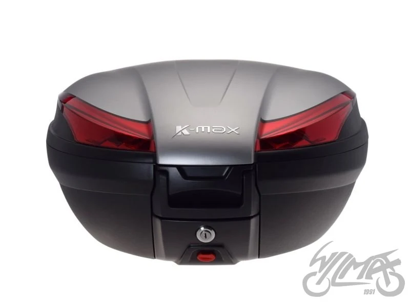 Kufer k-max z płytą montażową srebrny 50L — ujęcie 2