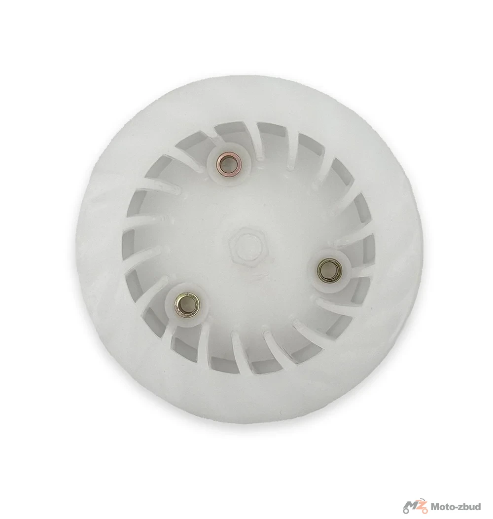 Junak 712 wentylator silnika "125" (przy kole magnesowym) (3 otwory, śr.zew.131 mm) — ujęcie 2