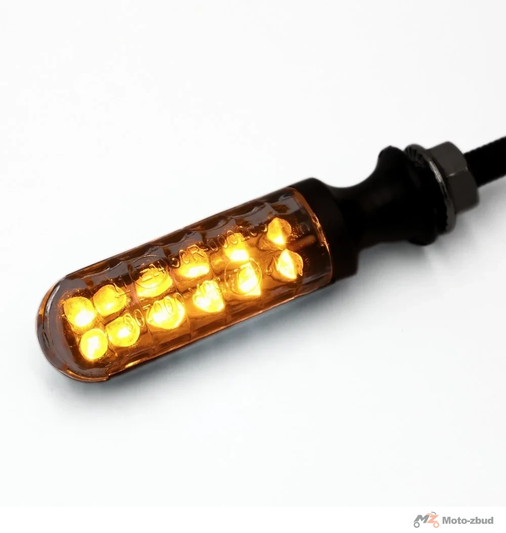 Kierunkowskazy (CH-3010) LED czarny (metalowe / podłużne / krótkie ramie) — ujęcie 4