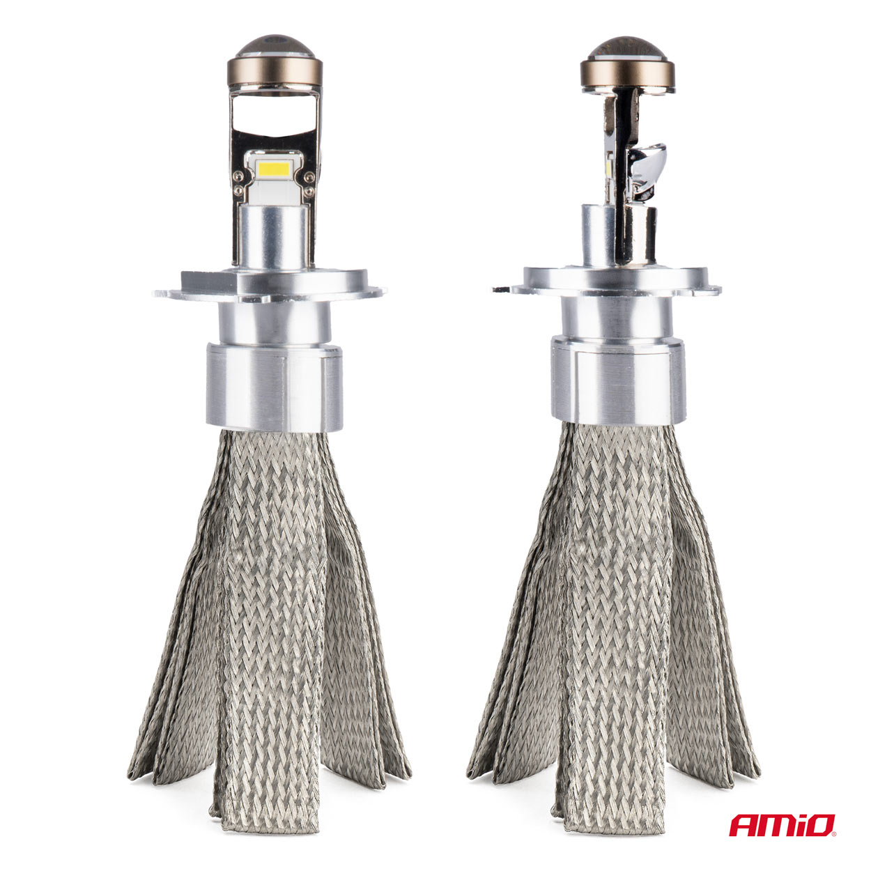 Żarówki samochodowe LED seria FLEX+ H4 soczewka 12 V 24 V 6000K Canbus — ujęcie 2