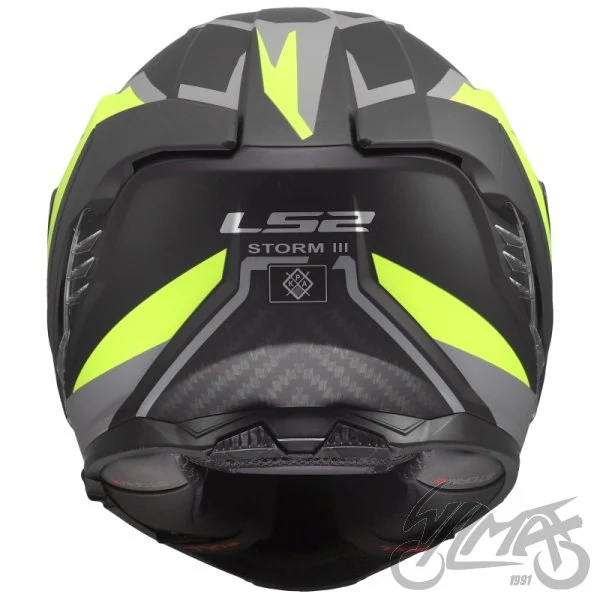 Kask LS2 FF818 Storm III Dynamo bl.h-v Yellow — rozmiar L — ujęcie 4