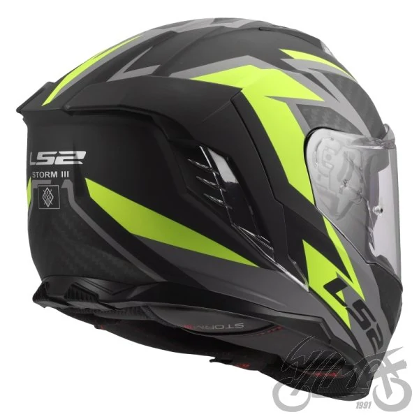 Kask LS2 FF818 Storm III Dynamo bl.h-v Yellow — rozmiar L — ujęcie 5