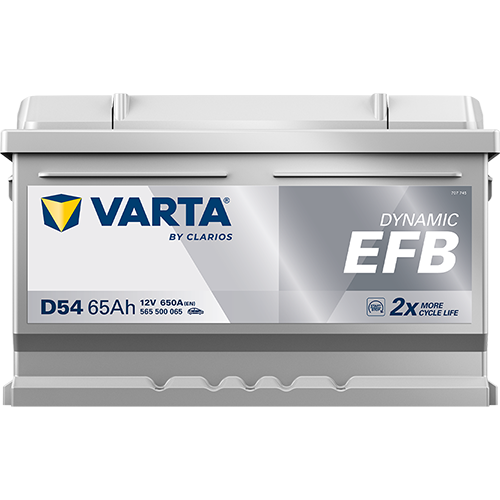 Akumulator 65 Ah 650A 278×175×175/P+ EFB Start-stop Varta 565500065K262 — ujęcie 3
