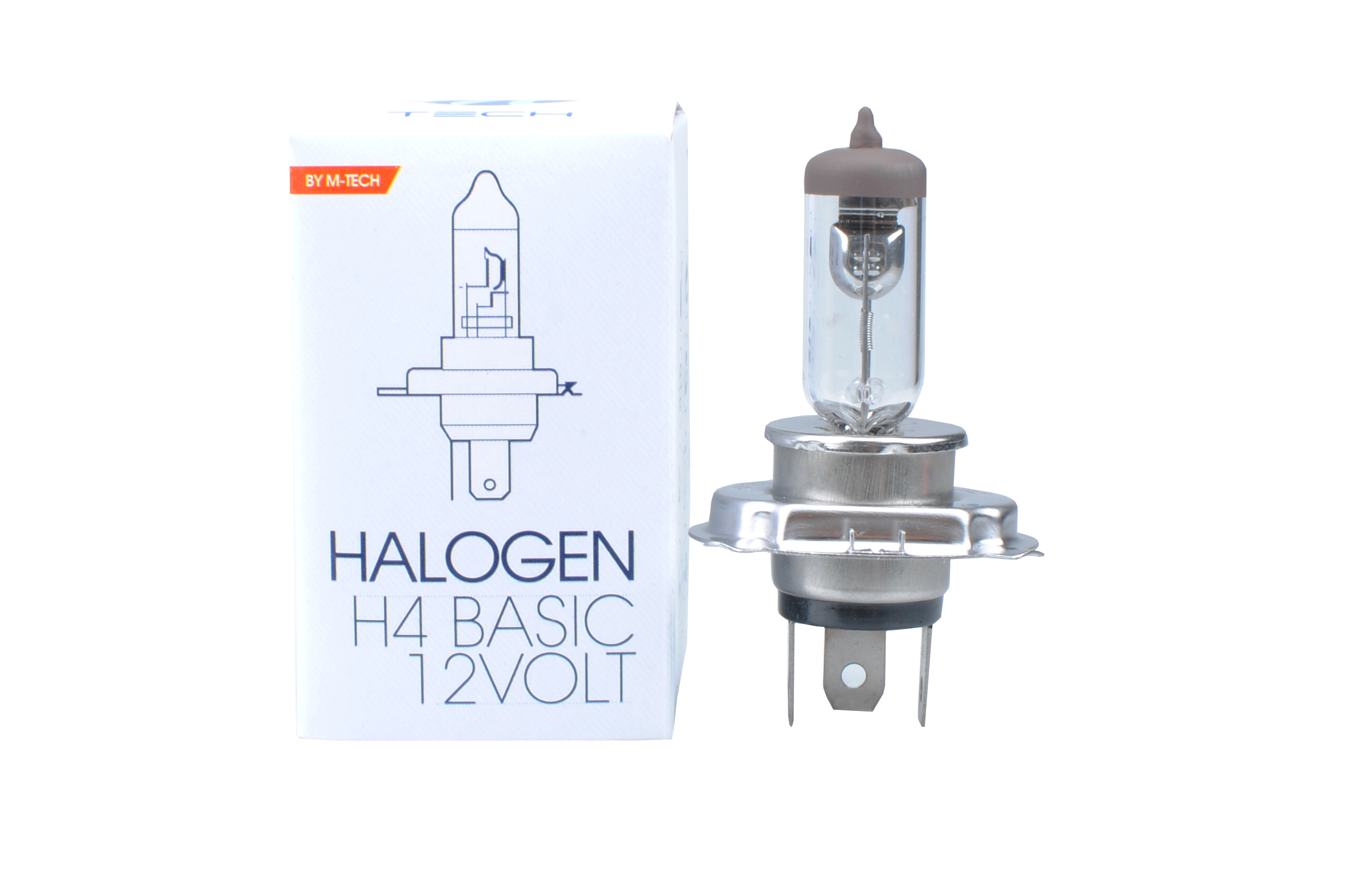 Żarówka halogenowa H4 12 V 60/55W P43T M-Tech — ujęcie 2