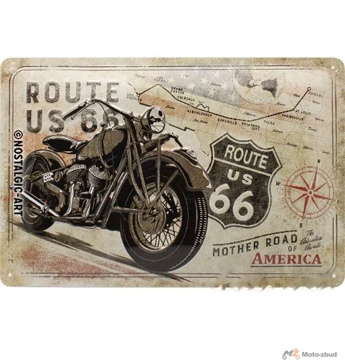 Tablica plakat 20 × 30 route 66 22279