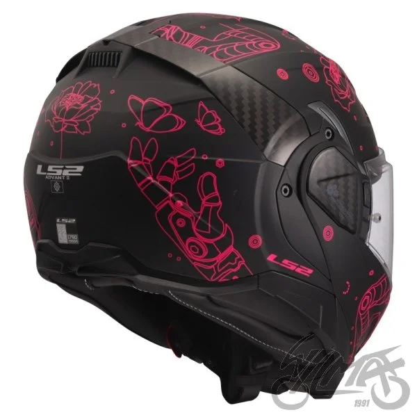 Kask LS2 FF910 advant II sophia Black pink L — ujęcie 5