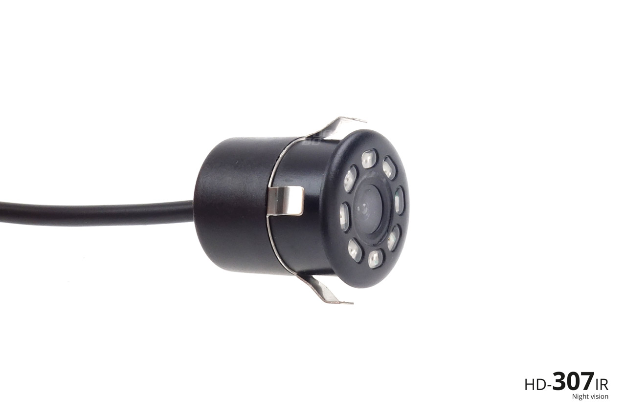 Zestaw czujników parkowania TFT02 4,3" z kamerą HD-307-IR 4 sensory czarne wewnętrzne — ujęcie 8