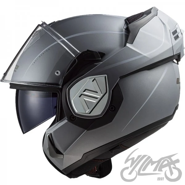 Kask szczękowy LS2 FF906 Advant Special Matt Silver — L — ujęcie 3