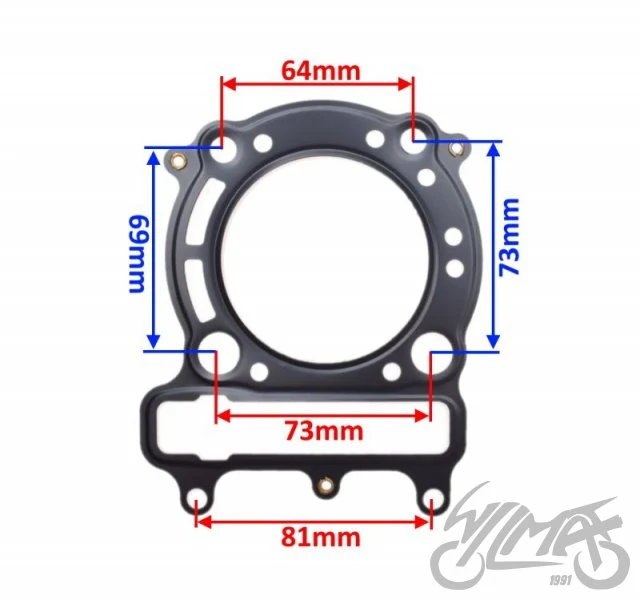 Uszczelka cylinder do Yamahy xmax Majesty 69 mm — ujęcie 2