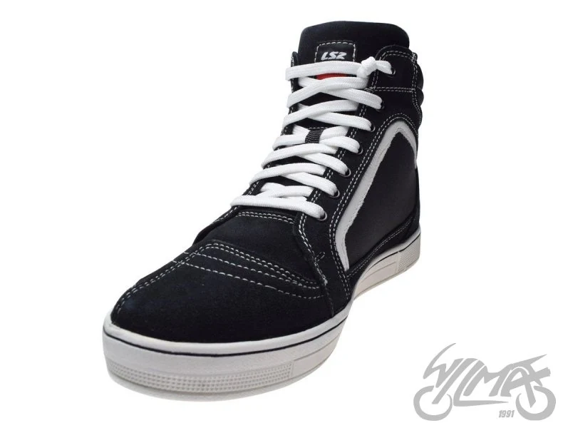 Buty motocyklowe LS2 Doron — biało-czarne, rozmiar 42 — ujęcie 5