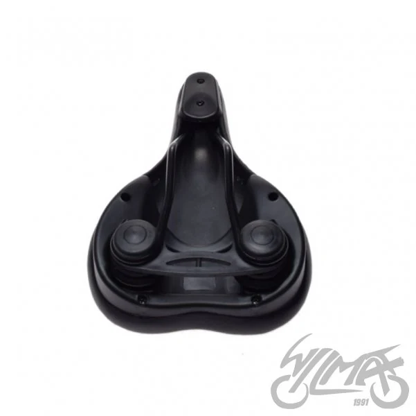 Siodełko rowerowe MTB czarne elastomer — ujęcie 3