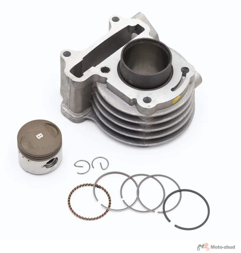 Junak 108/607 cylinder "4T" kpl. (Q39 mm) (zestaw tłok pierścienie sworzeń 2x zabezpieczenie) — ujęcie 2