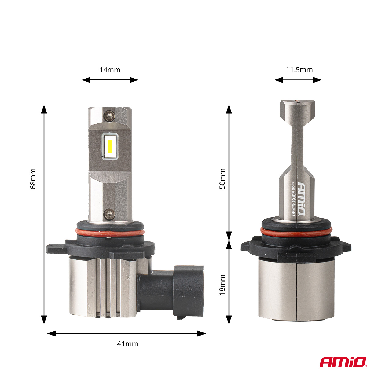 Żarówki samochodowe LED seria H25 CANBUS HIR2 9012 12 V 31 W — ujęcie 9
