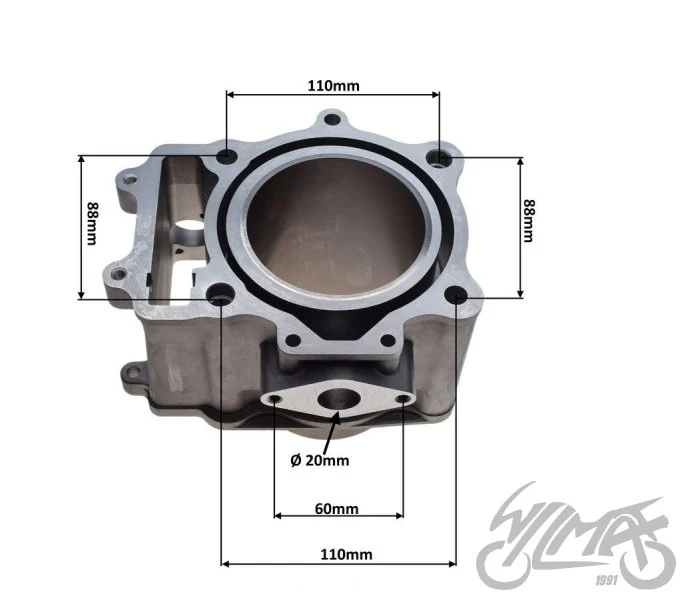 Cylinder do CFMoto 500 komplet — ujęcie 2