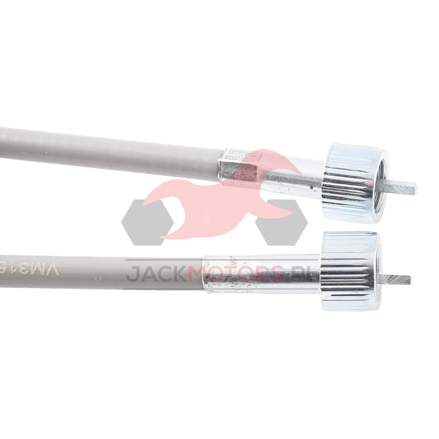 Linka obrotomierza Simson S51, S70 aluminium nakrętka szara DPR Classic — ujęcie 2