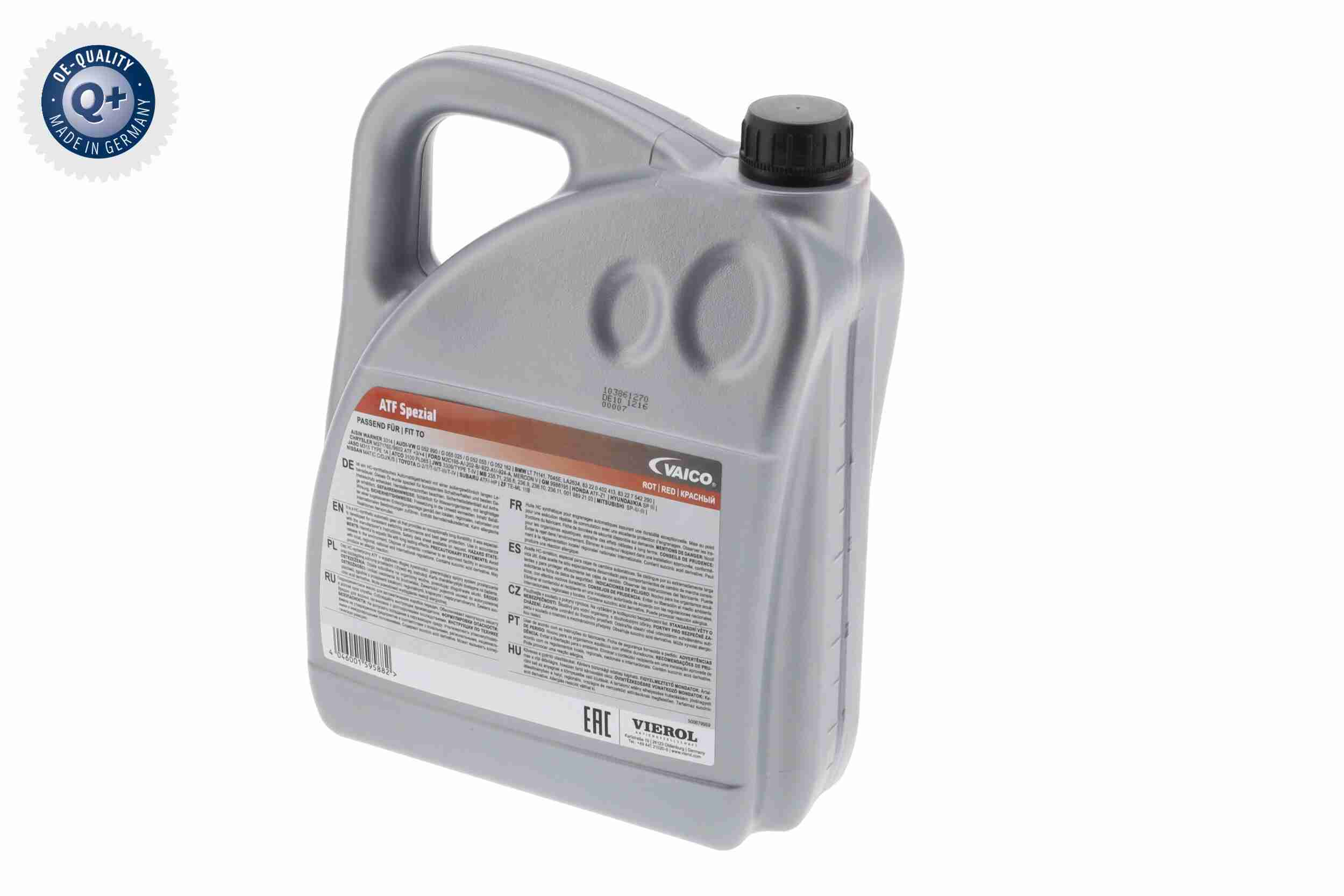 Olej do automatycznej skrzyni biegów ATF 5 l VIEROL V60-0208 — ujęcie 6