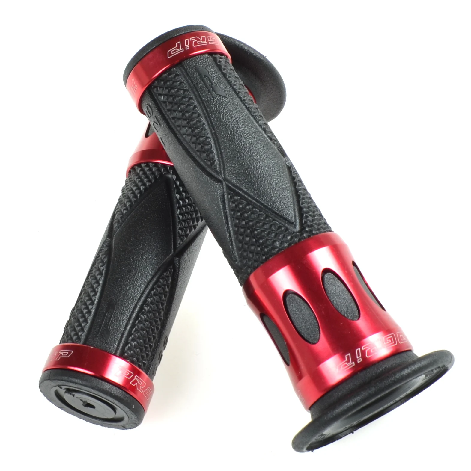 Guma manetki Progrip 728 road aluminium czerwona kpl. — ujęcie 1