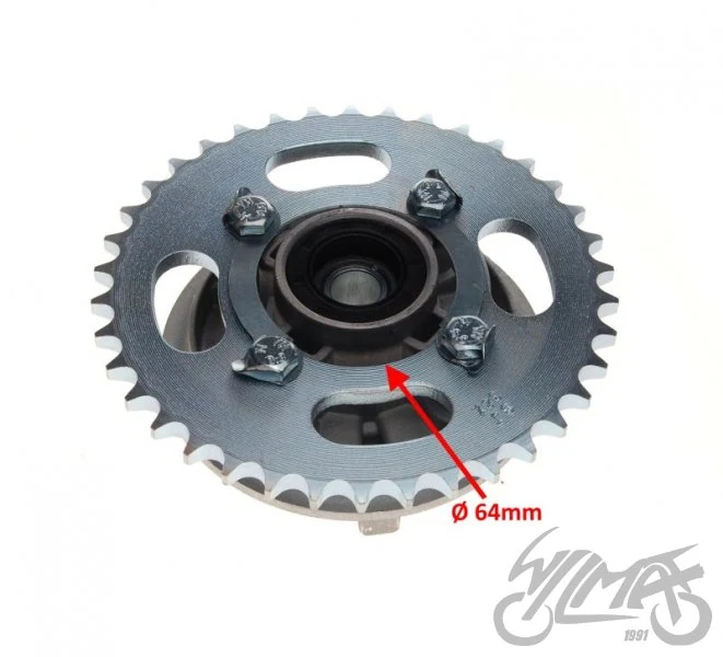 Zębatka tył 38z 428 do Shineray XY125-10D — komplet — ujęcie 4
