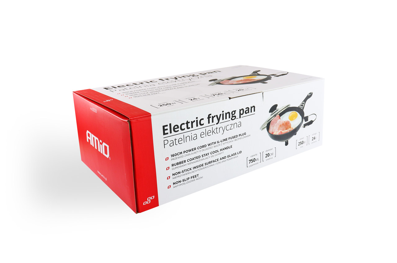 Patelnia elektryczna do samochodu TIR 20 cm x 4c m 250 W 24 V — ujęcie 5