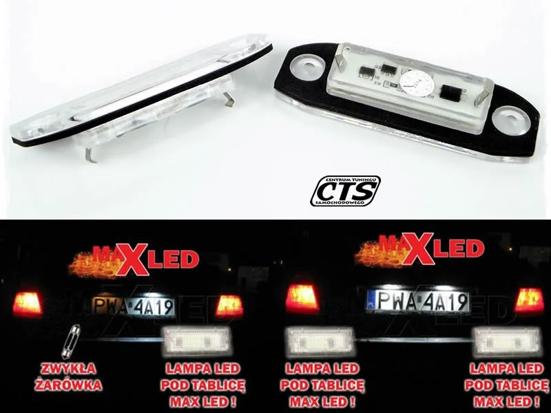Oświetlenie tablicy Led NR49 VOLVO C30 S40 S60 S80 V70 XC — ujęcie 3