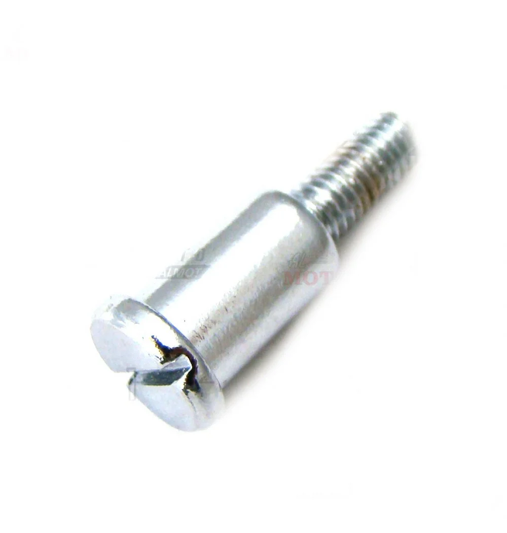 Junak M11/M11 CAFE/M14/M15/M16/M20/M25ADV125 125 cm³/25 cm³/320 cm³ śruba (specjalna) M6 × 28,5 mocowania dźwigni sprzęgła (chrom) (prowadnica 15 mm, śr.9,7 mm)