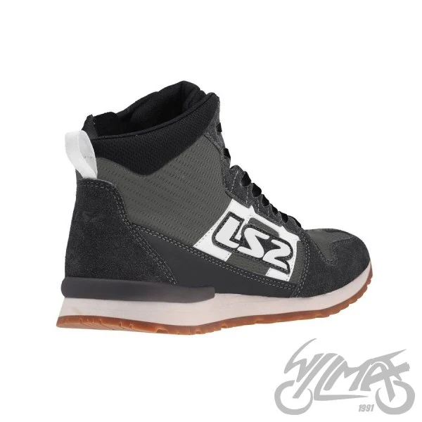 Buty motocyklowe damskie LS2 Nova — ciemnoszare, rozmiar 41 — ujęcie 3