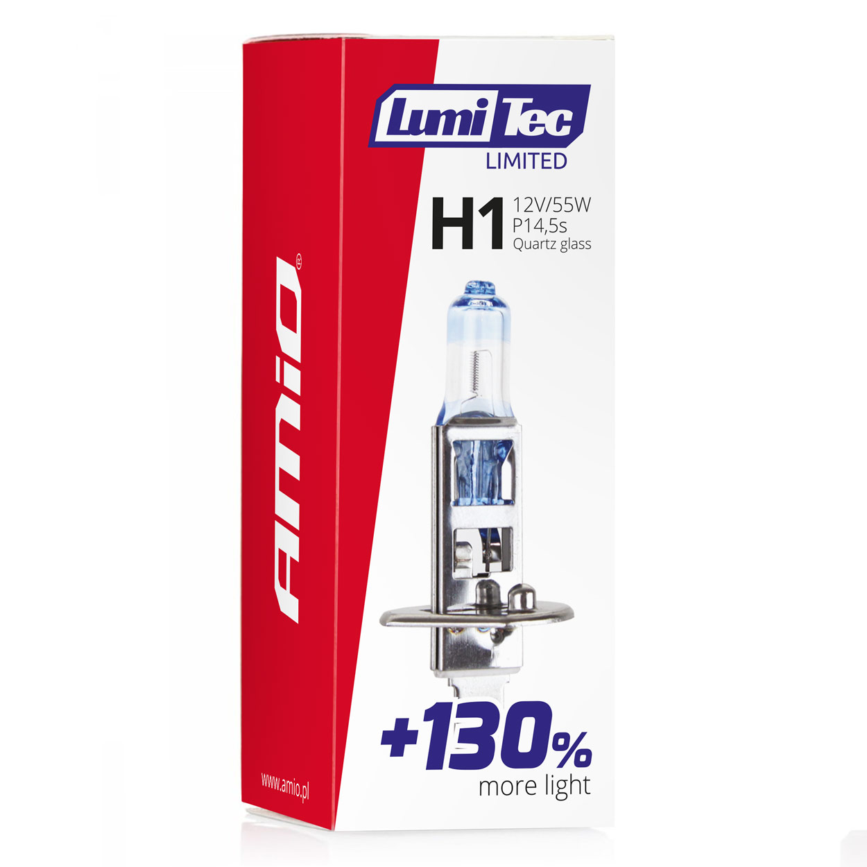 Żarówka halogenowa H1 12 V 55 W LumiTec LIMITED +130% — ujęcie 3