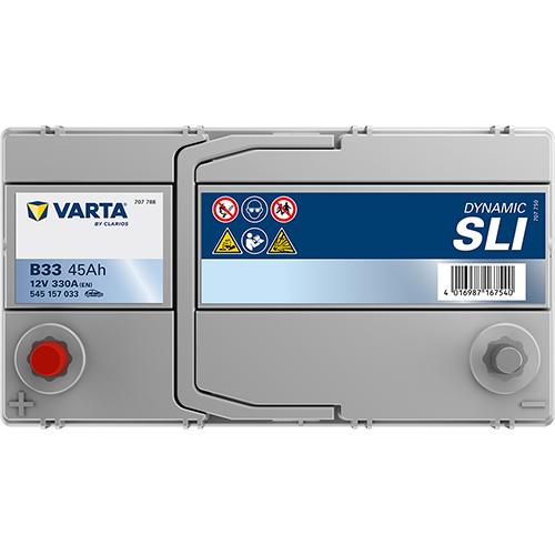 Akumulator 45 Ah 330A 238×129×227/L+ Varta 545157033K262 — ujęcie 4