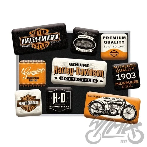 Magnes Harley-Davidson 9 szt. 83133 — ujęcie 2