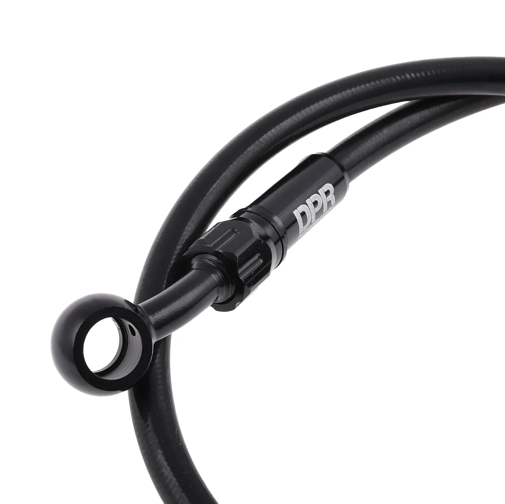 Przewód hamulcowy w oplocie 80 cm czarny V2 DPR Performance — ujęcie 1