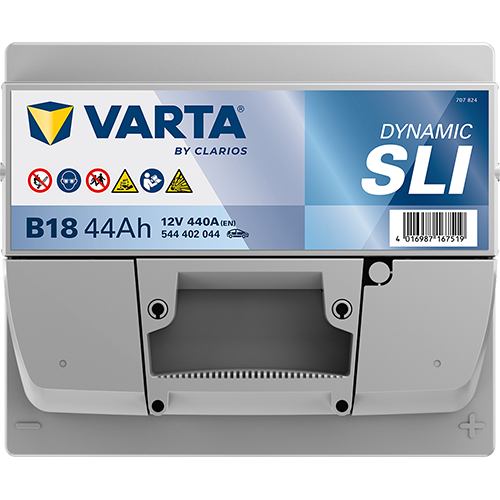 Akumulator 44 Ah 440A 207×175×175/P+ Varta 544402044K262 — ujęcie 4