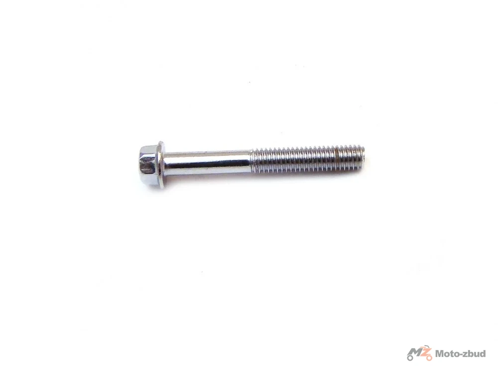 Junak M11 320 cm³ śruba M6 × 45 uchwytu tablicy rejestracyjnej (chrom)