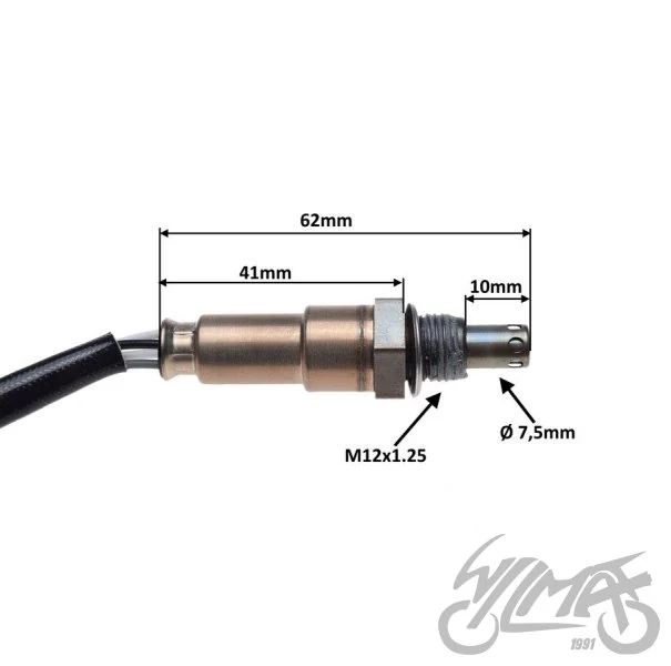 Sonda lambda do Longjia LJ125T-8M — Zamiennik — ujęcie 2
