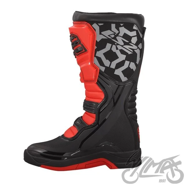 Buty motocyklowe LS2 Raptor — czarno-czerwone, rozmiar 45 — ujęcie 2