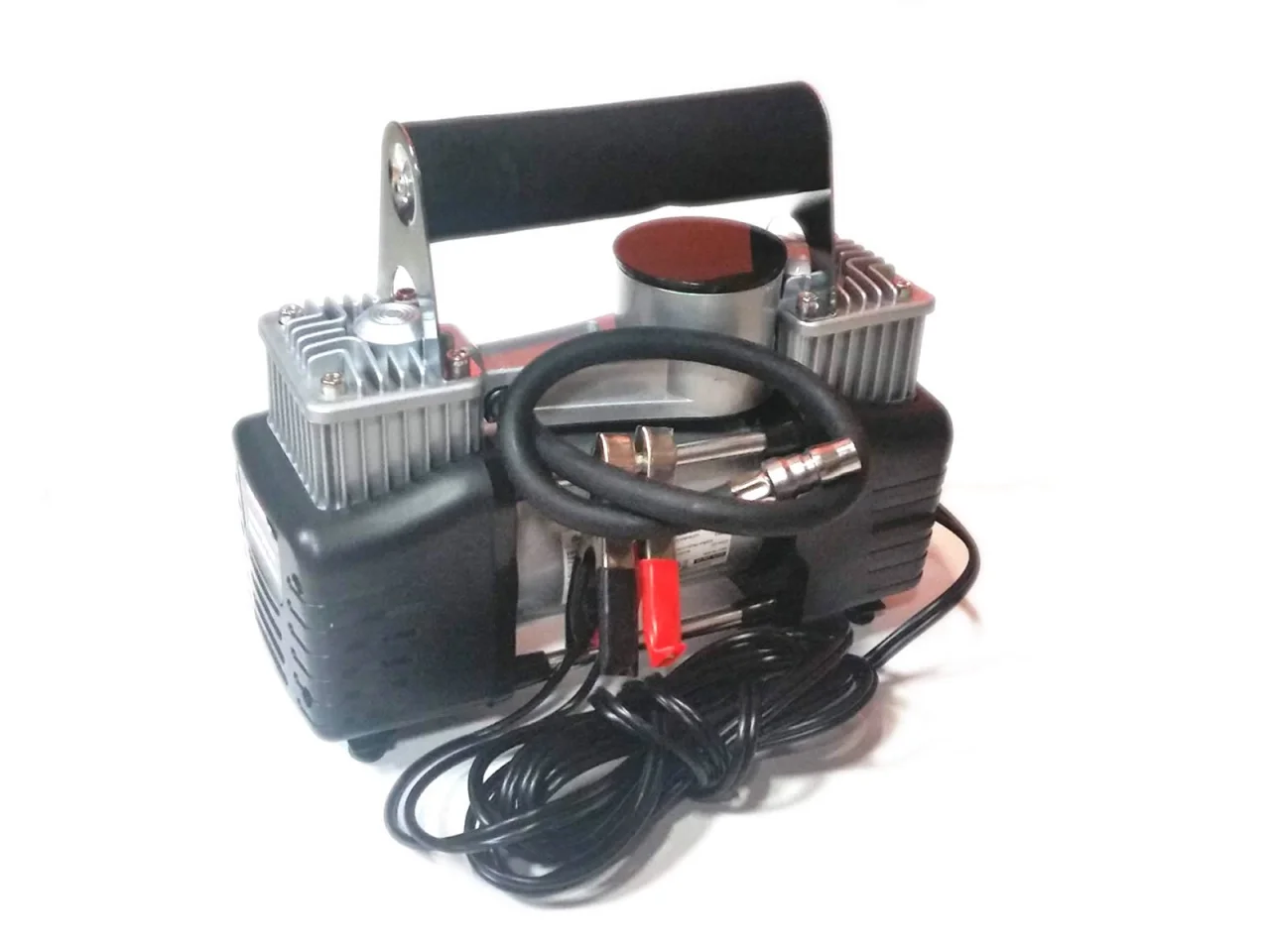 Kompresor dwutłokowy DC 12V 10 BAR 85L/min + adaptery — ujęcie 3
