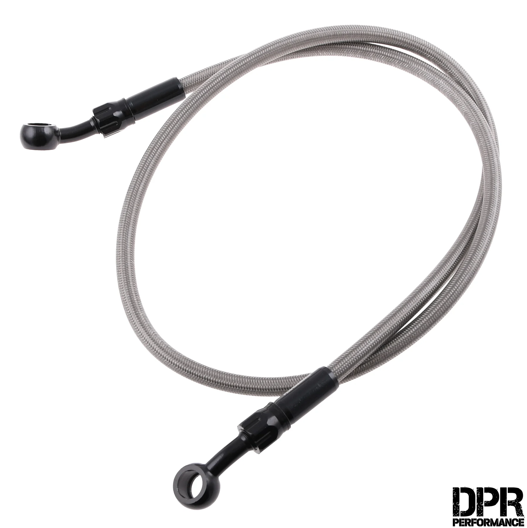 Przewód hamulcowy w oplocie 90 cm srebrny V2 DPR Performance — ujęcie 3