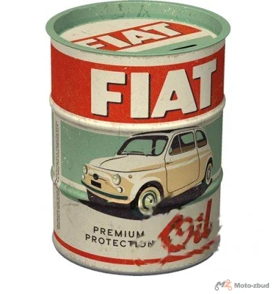 Skarbonka beczka Fiat premium oil 31524