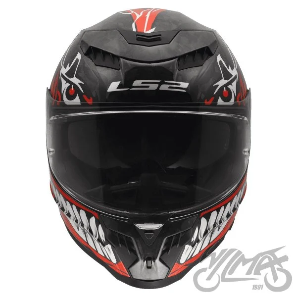 Kask LS2 FF807 dragon fc incubus white red S — ujęcie 3