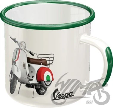 Kubek Vespa italian emaliowany 43229 — ujęcie 2