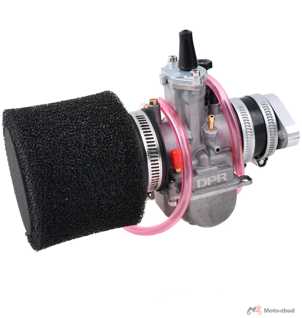 Gaźnik PWK WSK 175 + króciec + filtr powietrza gąbka JMP · 26 mm — ujęcie 3